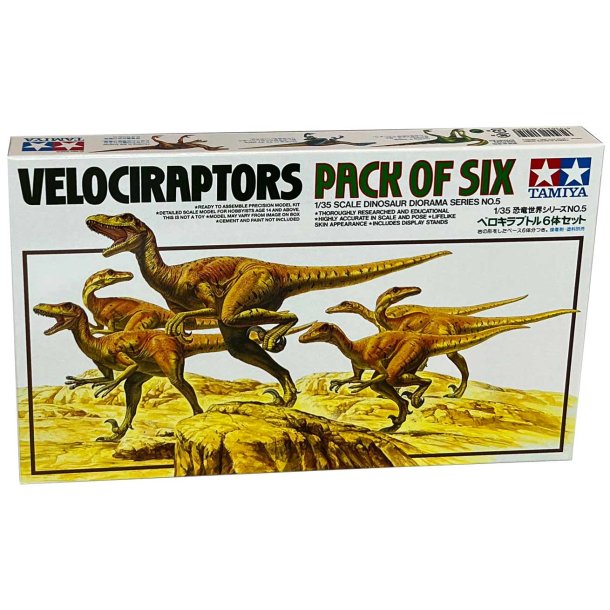 Tamiya Velociraptors Pack om sex set