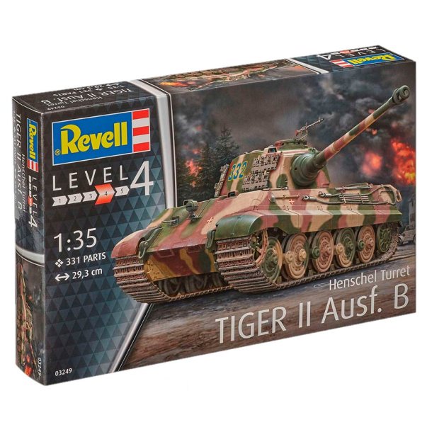 Revell Tiger II Ausf.B (Henschel Turr) modell tank