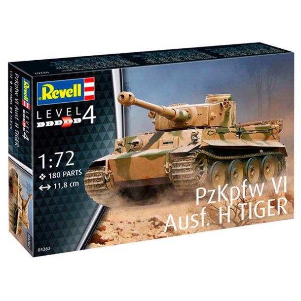 Revell PzKpfw, VI Ausf, H Tiger modelkampvogn