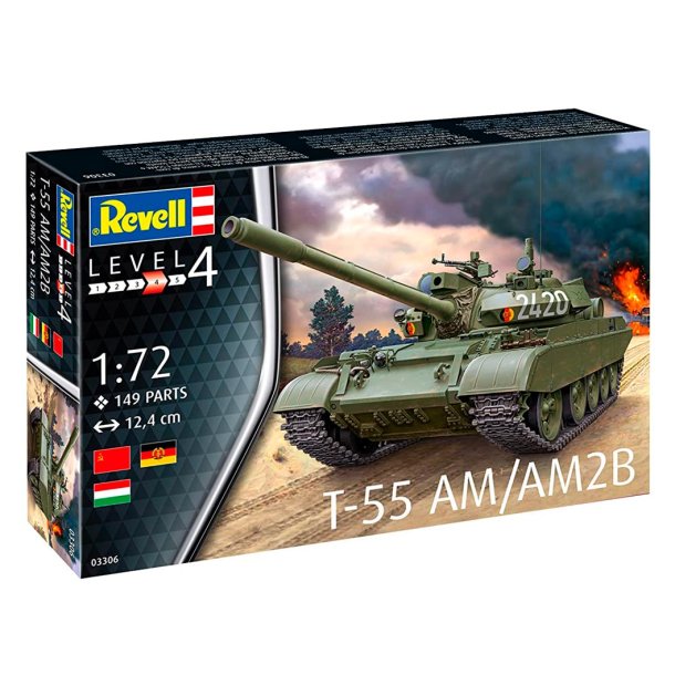 Revell T-55 AM / AM28 modelkampvogn
