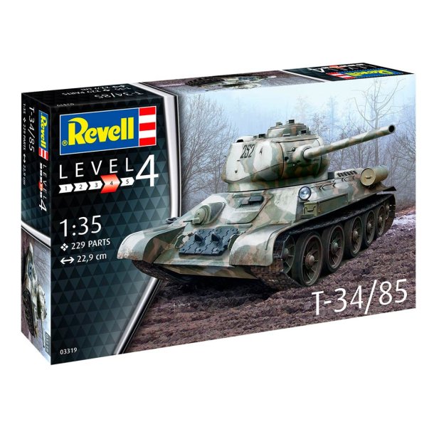 Revell T34 / 85 modell tank