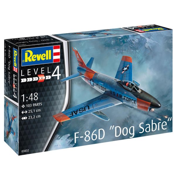 Revell F-86D Dog Sabre modellflygplan