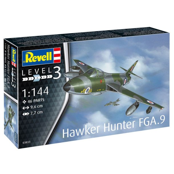 Revell Hawker Hunter FGA.9 modelfly