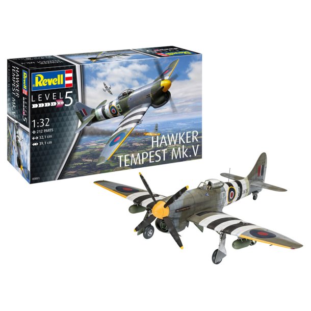 Revell Hawker Tempest V modelfly
