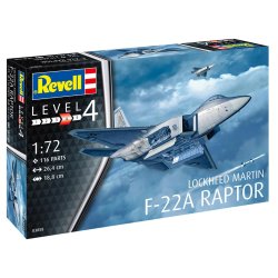 Revell Lockheed martin F-22A Raptor modelfly