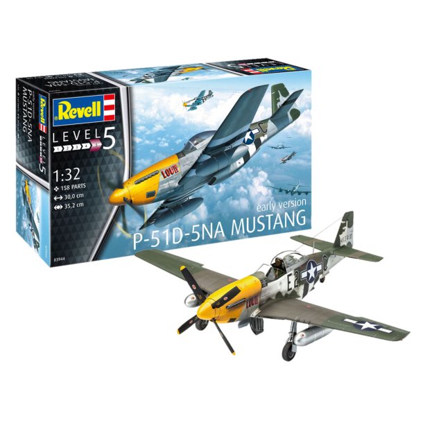 Revell P-51D Mustang modellflygplan