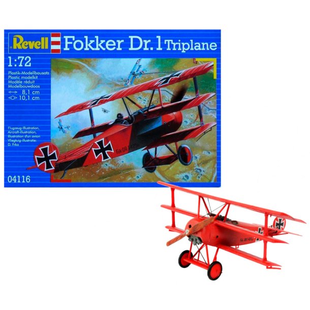 Revell Fokker Dr. 1 Triplane modelfly