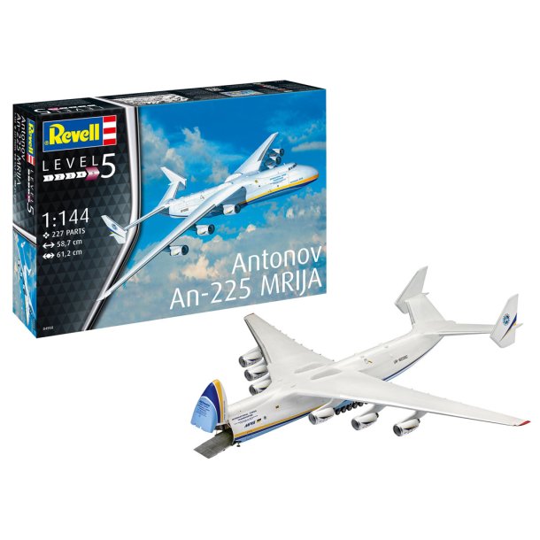 Revell Antonov AN-225 Mrija "rets fanmodell" modellflygplan