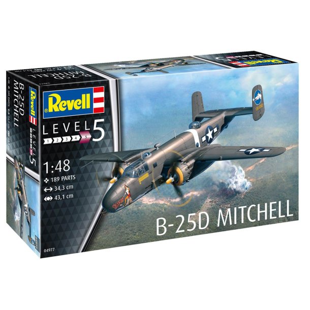 Revell B-25D Mitchell modellflygplan