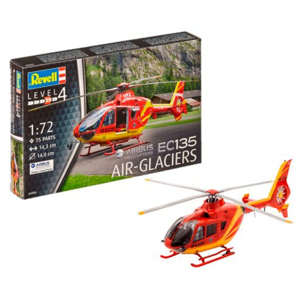 Revell EC135 AIR-GLACIERS modelhelikopter