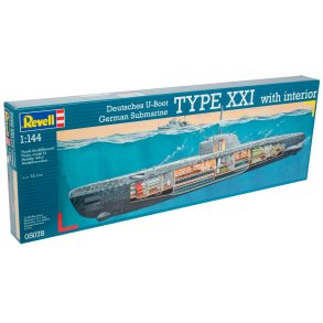 Revell U-Boat XXI Type w, Interieor model ubd