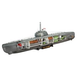 Revell U-Boat XXI Type w, Interieor model ubd
