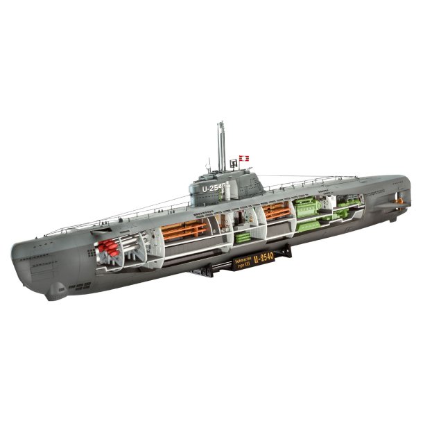 Revell U-Boat XXI Type w, Interieor model ubd