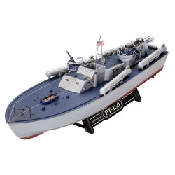 Revell Patrol Torpedo Boat PT-160 modelskib - Med lim og maling