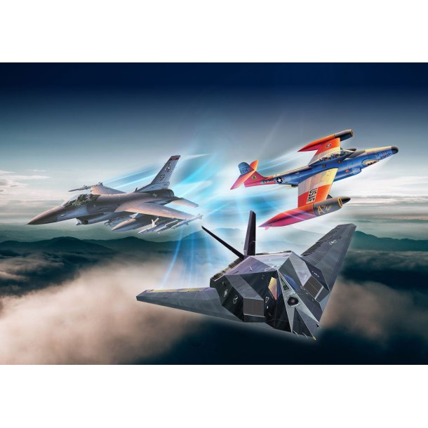 Revell US Air Force 75th Anniversary modelfly - Med lim og maling