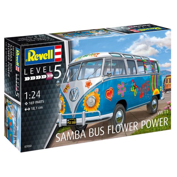 Revell Samba T1 "Flower Power" modelbil