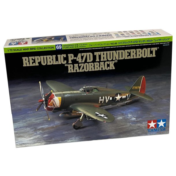 Tamiya Republic P-47D Thunderbolt "Razorback" modelfly