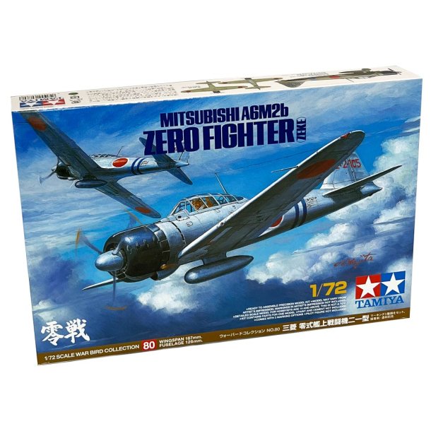 Tamiya Mitsubishi A6M2b zero fighter "ZEKE" modellfly