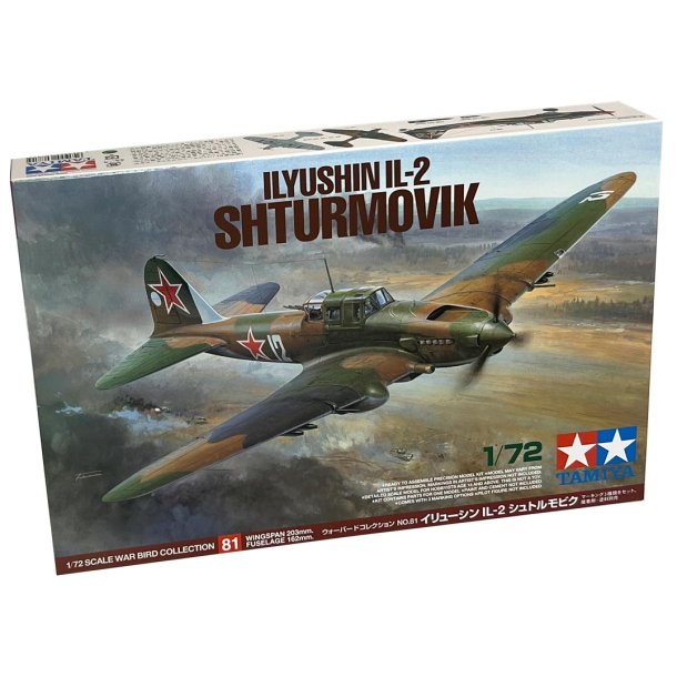 Tamiya Ilyushin IL-2 Shturmovik modellflygplan