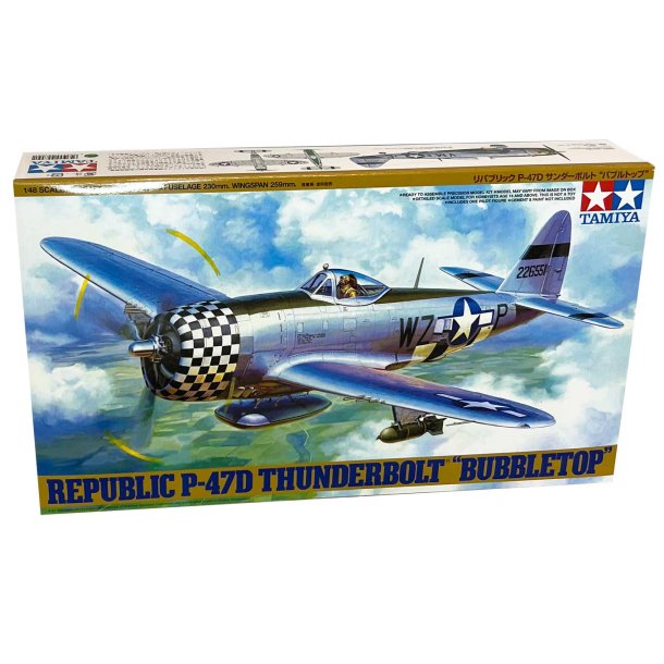 Tamiya Republic P-47D Thunderbolt "Bubbletop" modelfly