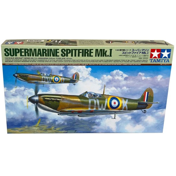 Tamiya Supermarine Spitfire Mk.I modelfly