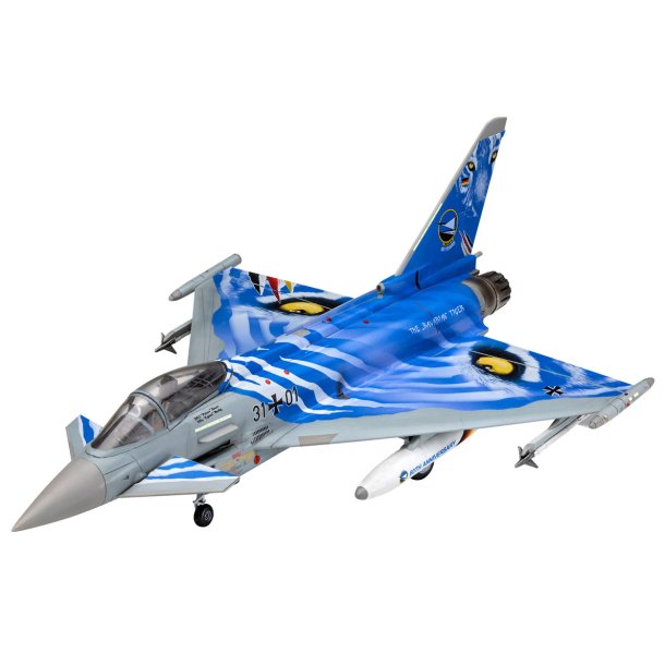 Revell Eurofighter TyphoonBavarian Tiger 2021 modelfly - Med lim og maling