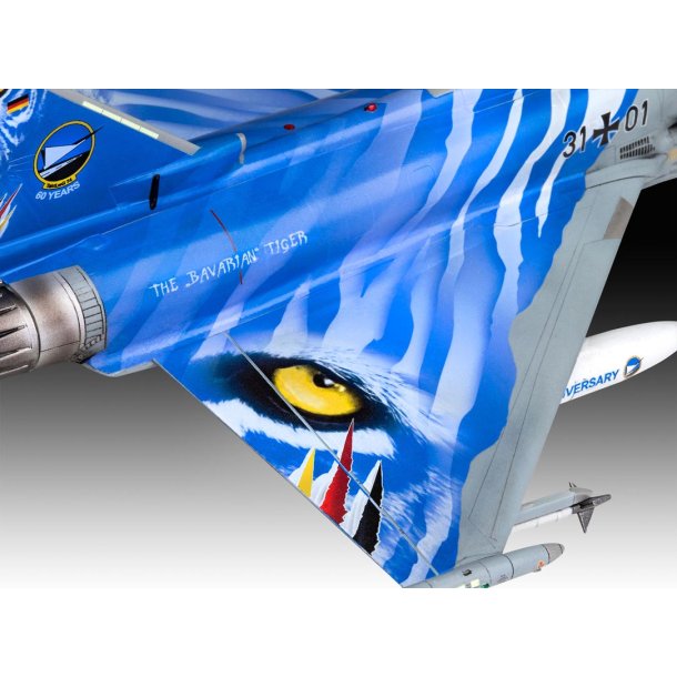 Revell Eurofighter TyphoonBavarian Tiger 2021 modelfly - Med lim og maling