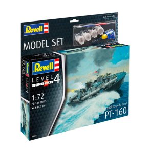 Revell Patrol Torpedo Boat PT-160 modelskib - Med lim og maling