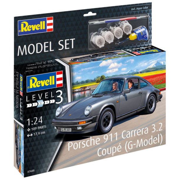 Revell Porsche 911 Carrera 3,2 Coup&eacute; modelbil