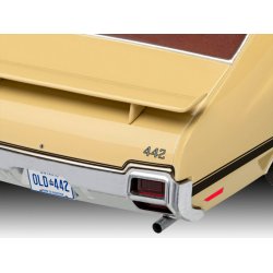 Revell 71 Oldsmobile 442 Coup&eacute; - modelbil - Med lim og maling