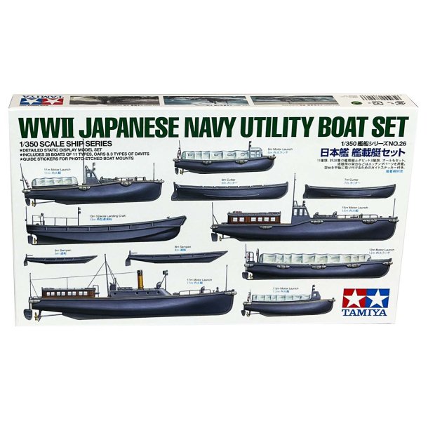 Tamiya WWII Japanese Navy Utility Boat - modelskibe