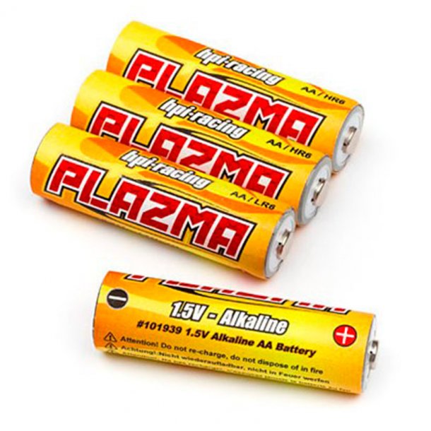 4 x AA Plazma batterier