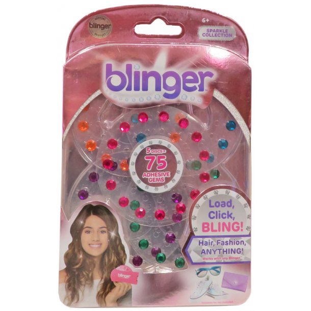 Blinger refill pakke med farvede sten