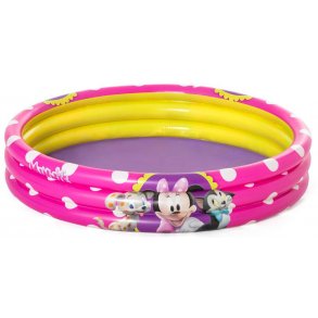 Bestway 3-ring pool med Minnie og dyr - 140 liter