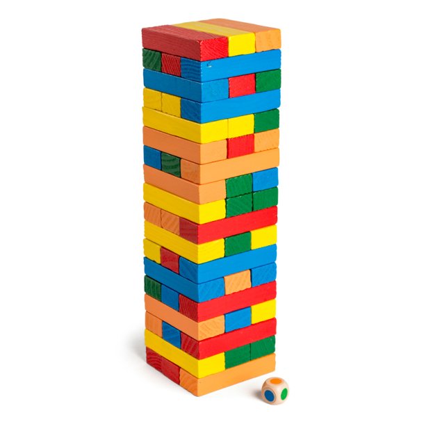 Tower brick i tr med 54 tegel.