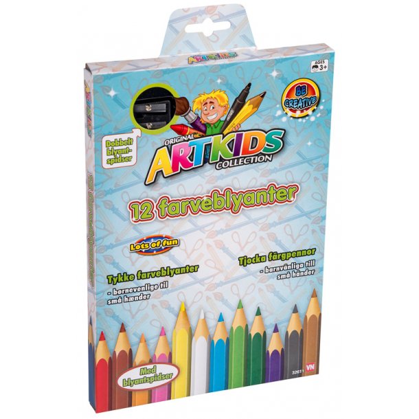 Art kids tykke farveblyanter