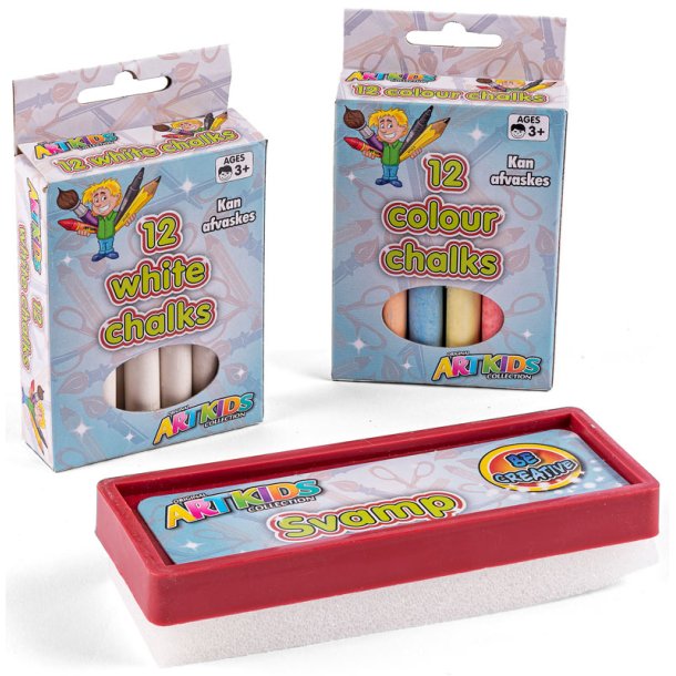 Tavelkritor &amp; svamp