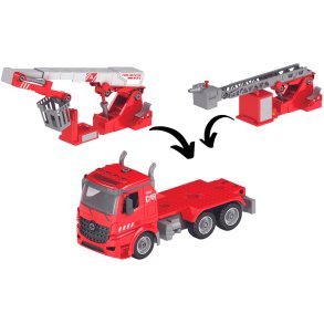 Speedcar 2-i-1 construction brandbil