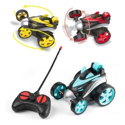 Fjernstyret Gul Speed Stunt car