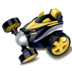 Fjernstyret Gul Speed Stunt car