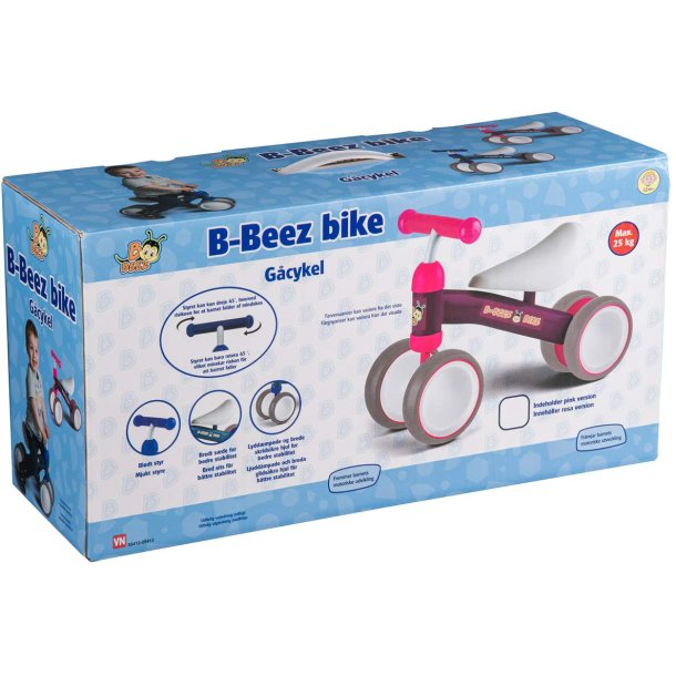 B Beez g�cykel i lyser�d metal