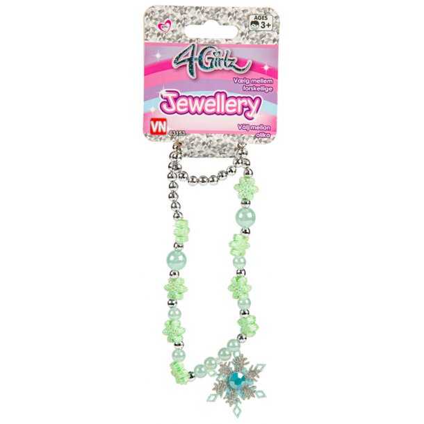 4 - Girls halskde med vedhng ass.