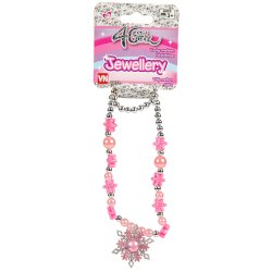 4 - Girls halskde med vedhng ass.