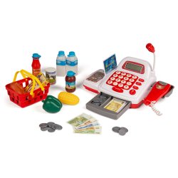 Kasseapparat med lyd og lys