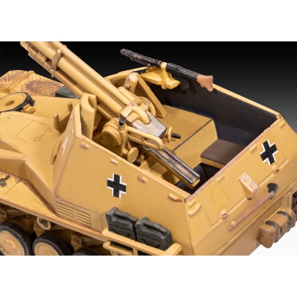 Revell First Diorama Set - Sd.Kfz. 124 Wespe modell tank