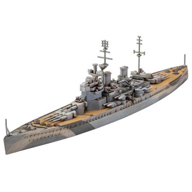 Revell First Diorama Set - Bismarck Battle modelskib