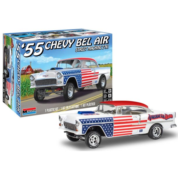 Revell 55 Chevy Bel Air Street Machine - modelbil