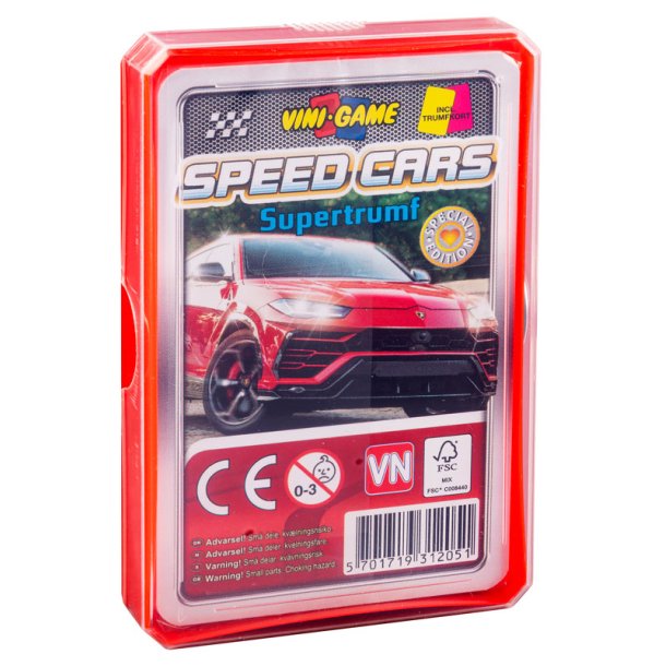 Bilkort - Med Speed Cars