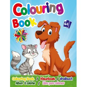 Malebog A5 med k�ledyr