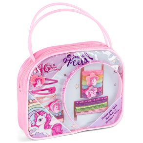 4-Girlz Taske med enhjrning hrtilbehr
